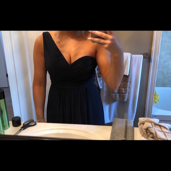Long navy dress - Picture 1 of 6